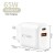 Ładowarka sieciowa Tech-Protect NCA65W-GAN USB-A, USB-C Network Charger PD 65W / QC3.0 White