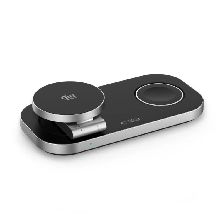 Ładowarka bezprzewodowa Tech-Protect A52 3in1 Magnetic MagSafe Wireless Charger 25W Qi2.2 Black
