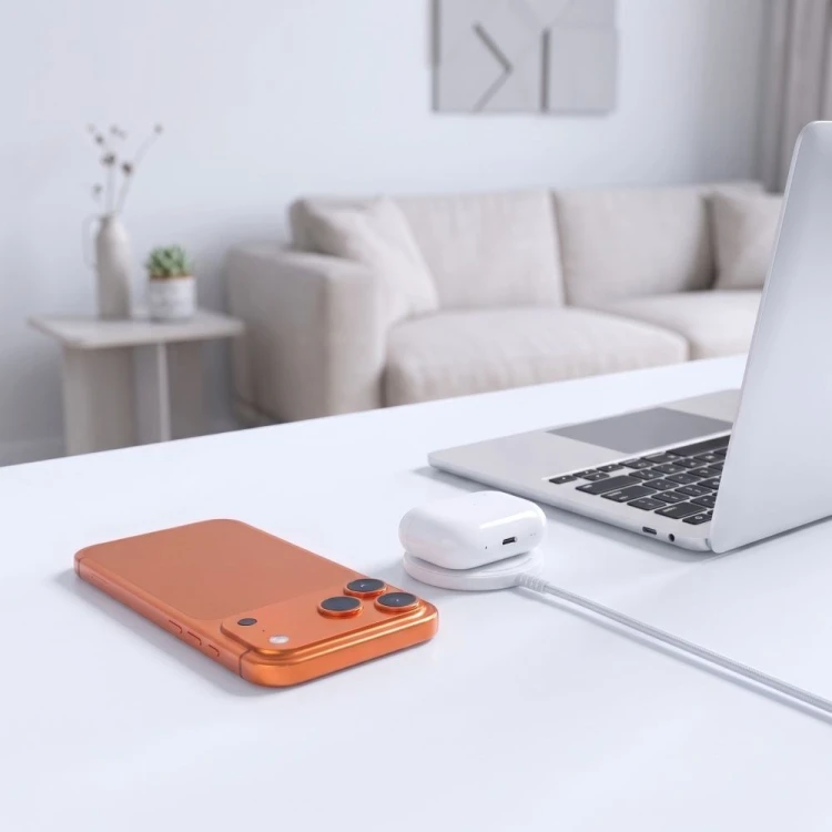 Ładowarka bezprzewodowa Tech-Protect A54 Magnetic MagSafe Wireless Charger 25W Qi2.2 White