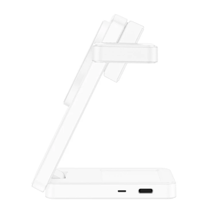 Ładowarka bezprzewodowa Tech-Protect A56 3in1 Magnetic MagSafe Wireless Charger 25W Qi2.2 White