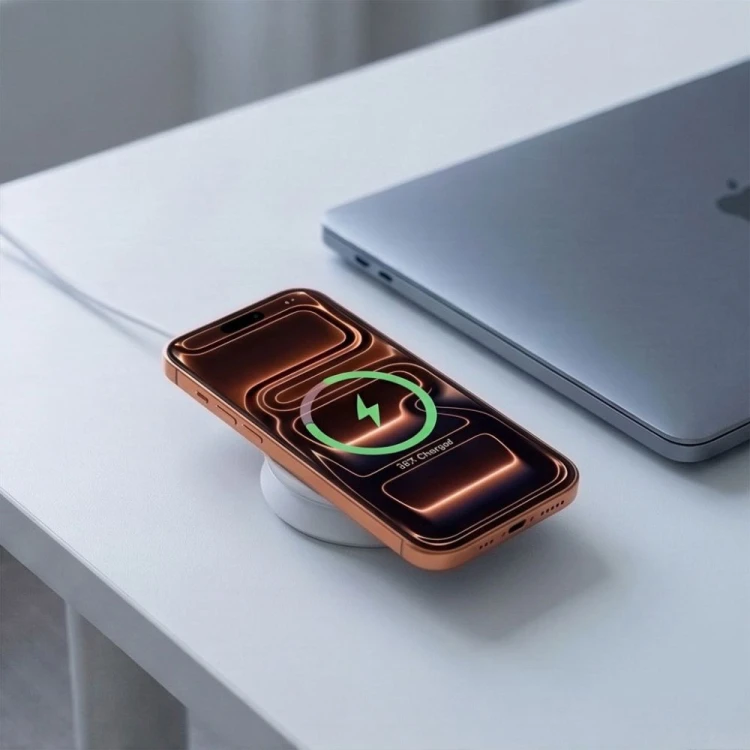 Ładowarka bezprzewodowa Tech-Protect A55 2in1 Magnetic MagSafe Wireless Charger 25W Qi2.2 White