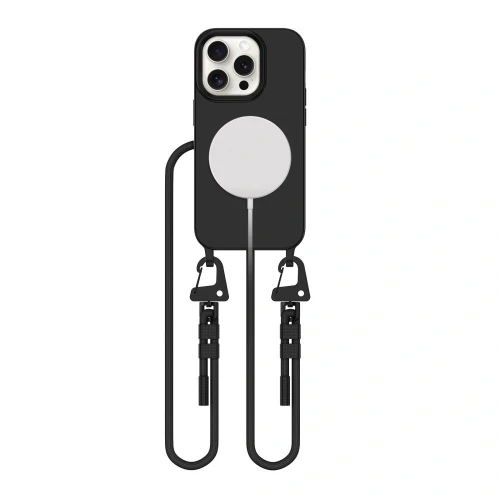 Etui Tech-Protect Magnecklace MagSafe Apple iPhone 15 Pro Black