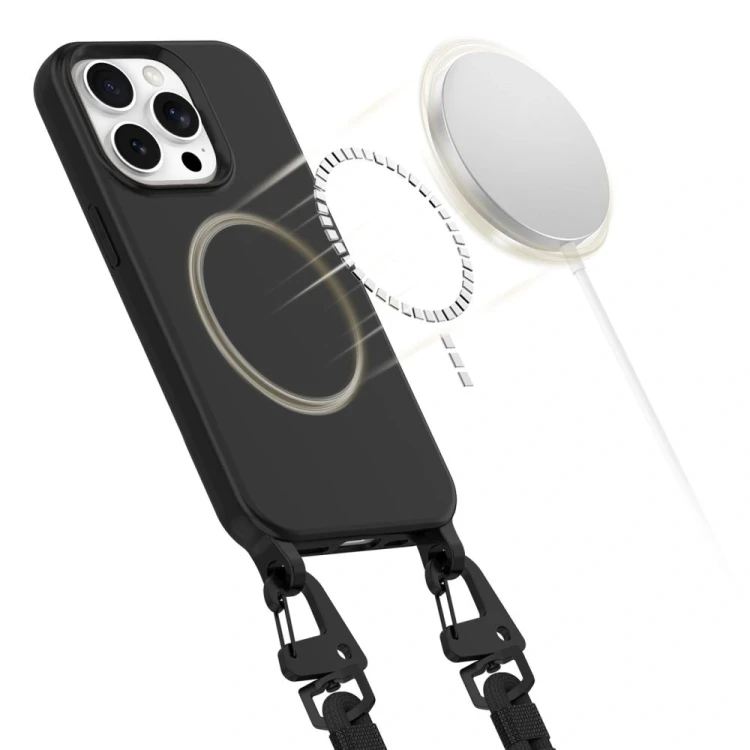 Etui Tech-Protect Magnecklace MagSafe Apple iPhone 15 Pro Black