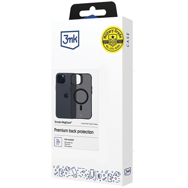 Etui 3MK MagCase Smoke Apple iPhone 15