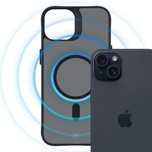 Etui 3MK MagCase Smoke Apple iPhone 15