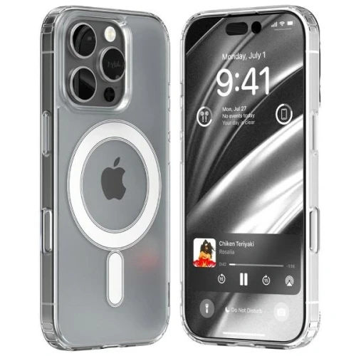 Etui Mercury MagSafe Jelhard do Apple iPhone 16 Pro przezroczysty