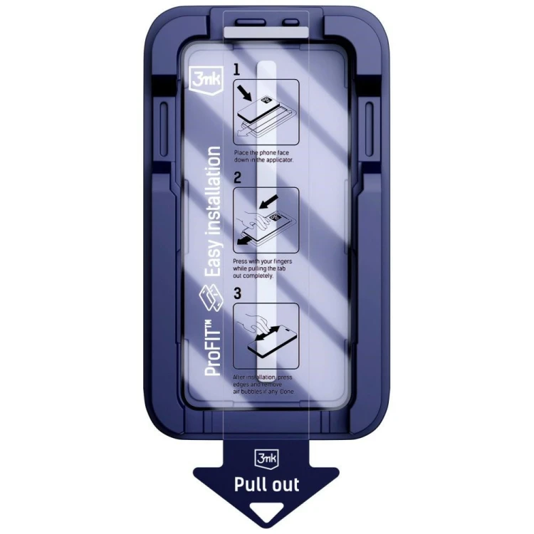 Szkło hartowane 3MK HardGlass Max z aplikatorem do Apple iPhone 16 Pro / 17 czarny