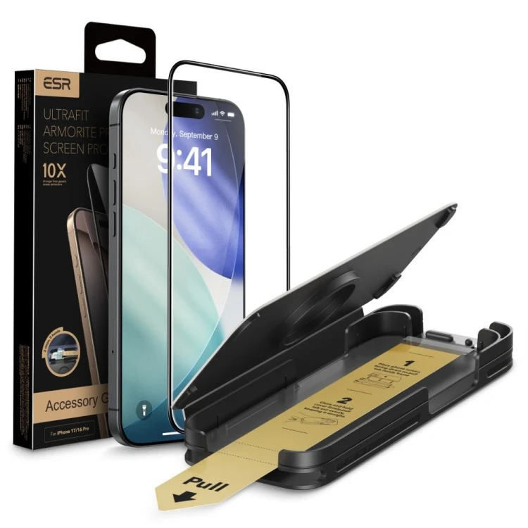 Szkło hartowane ESR Ultrafit Armorite Pro Tempered Glass Accessory Glass by Corning do Apple iPhone 