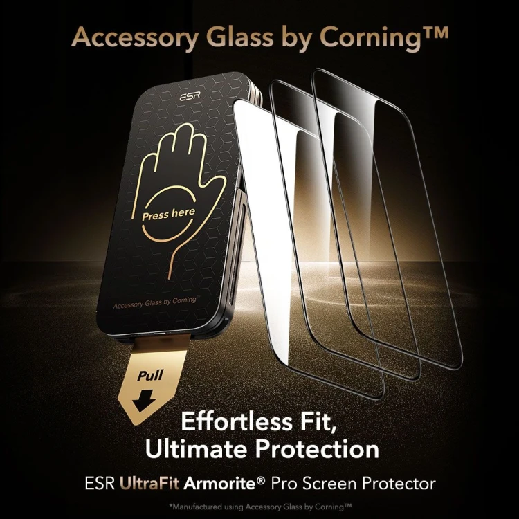 Szkło hartowane ESR Ultrafit Armorite Pro Tempered Glass Accessory Glass by Corning do Apple iPhone 