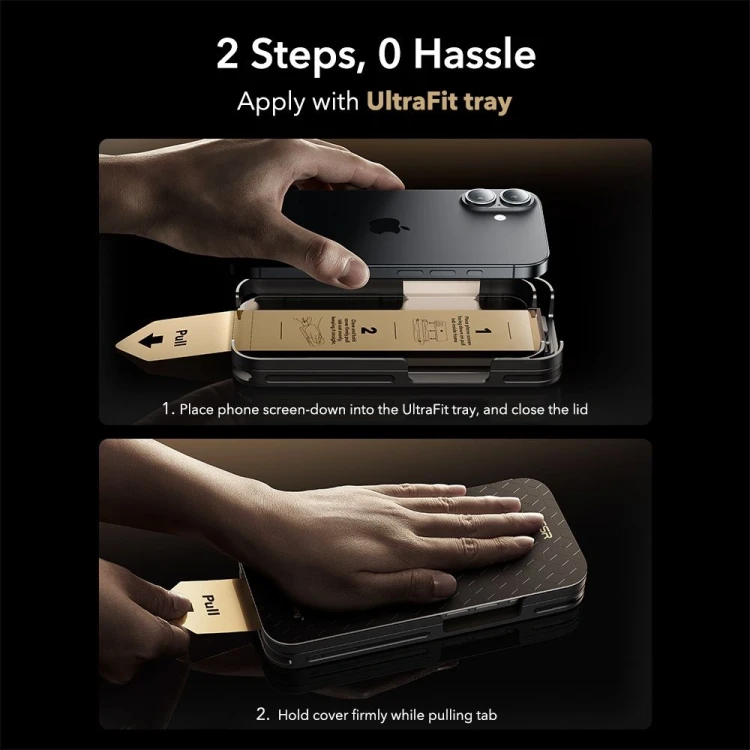 Szkło hartowane ESR Ultrafit Armorite Pro Tempered Glass Accessory Glass by Corning do Apple iPhone 