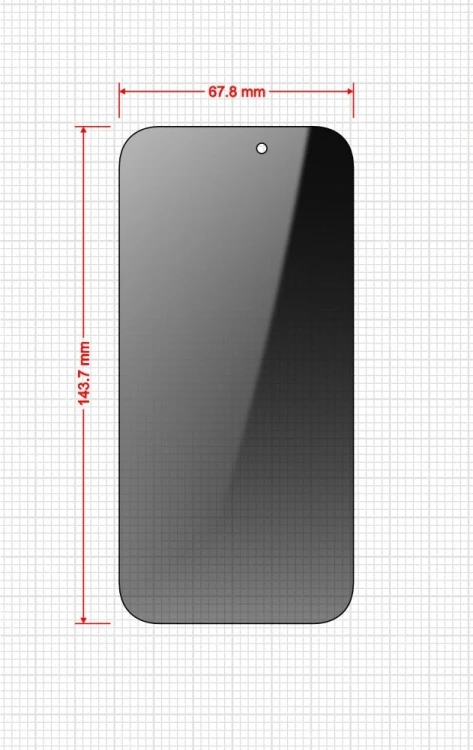 Szkło prywatyzujące GrizzGlass SecretGlass Easy do Apple iPhone 16 [2 PACK]