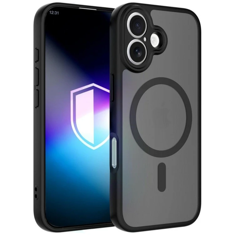 Etui 3MK Misty MagCase do Apple iPhone 16 czarny