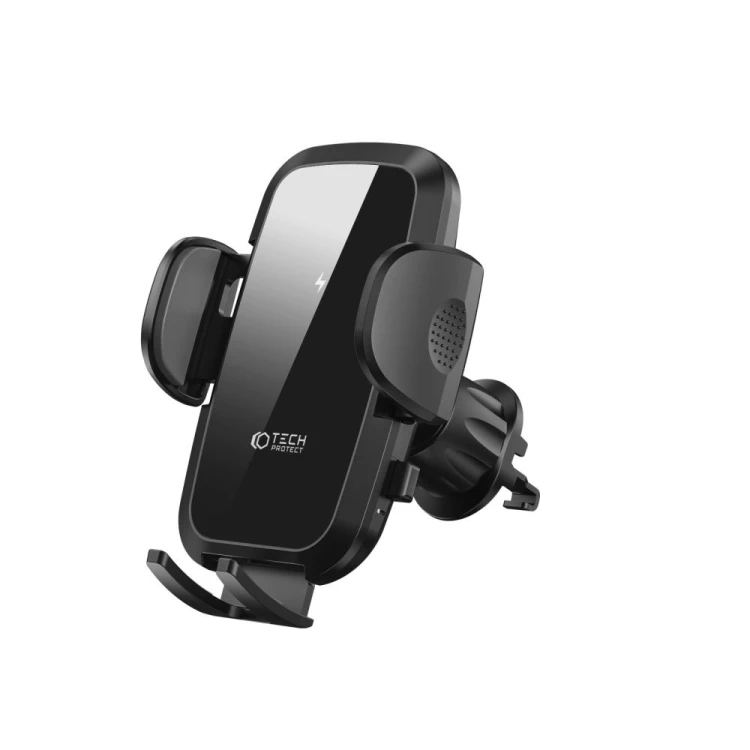 Uchwyt samochodowy z ładowarką bezprzewodową Tech-Protect CM15W-V1 Car Mount Wireless Charger 15W Bl