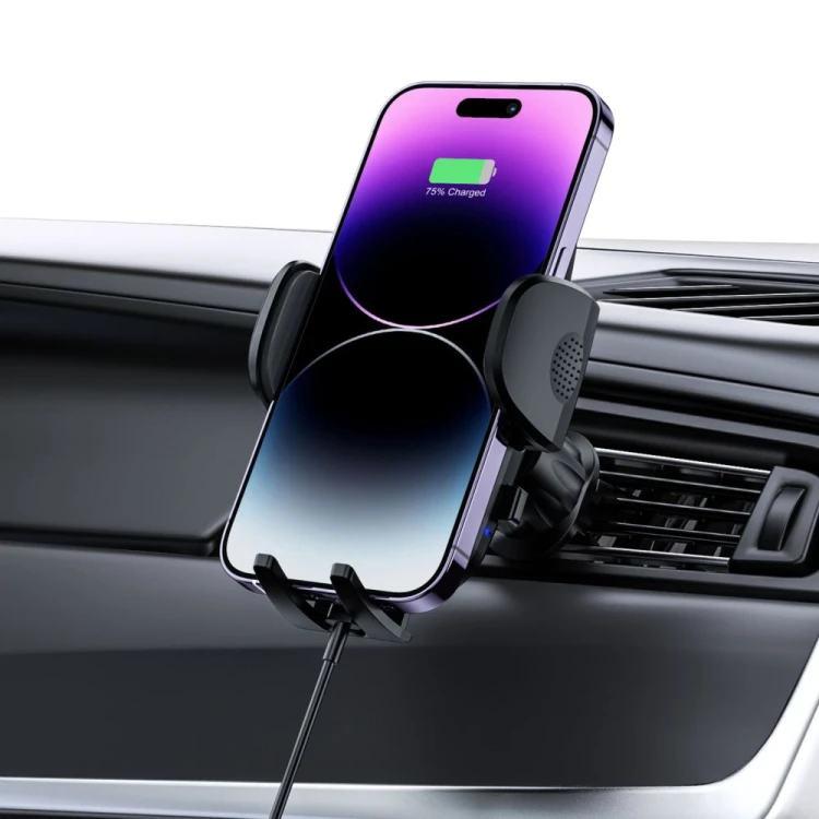 Uchwyt samochodowy z ładowarką bezprzewodową Tech-Protect CM15W-V1 Car Mount Wireless Charger 15W Bl