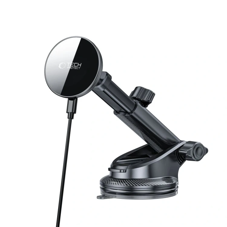 Uchwyt samochodowy na kokpit / do kratki z ładowarką bezprzewodową Tech-Protect MM15W-V10 Magnetic M