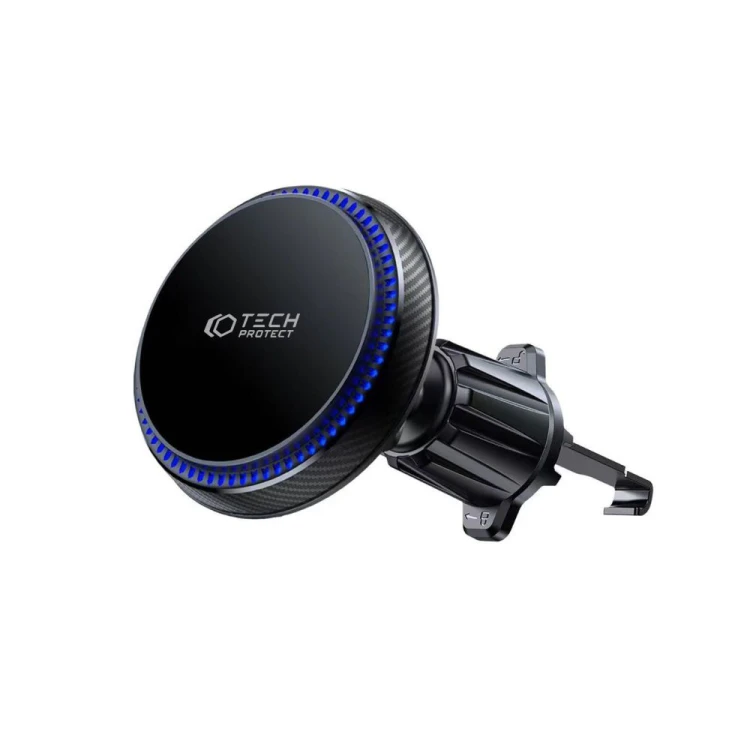 Uchwyt samochodowy z ładowarką bezprzewodową Tech-Protect MM15W-V4 Magnetic Magsafe Vent Car Mount W