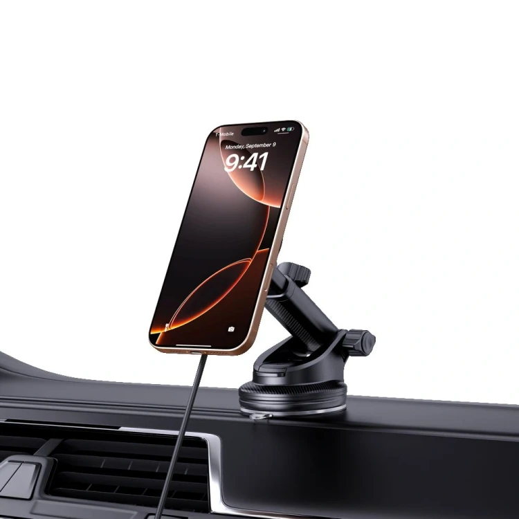 Uchwyt samochodowy Tech-Protect MM15W-V6 Qi2 Magnetic Magsafe Dashboard & Vent Car Mount Wireless Ch