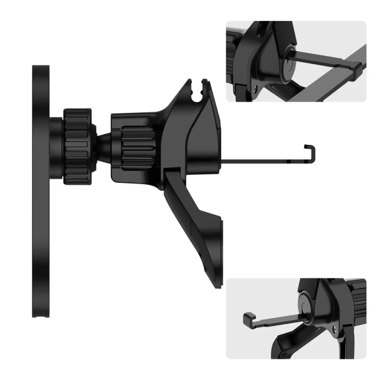 Uchwyt samochodowy do kratki z ładowarką 15W + 2x blaszki magnetyczne Tech-Protect MM15W-V6 Magnetic