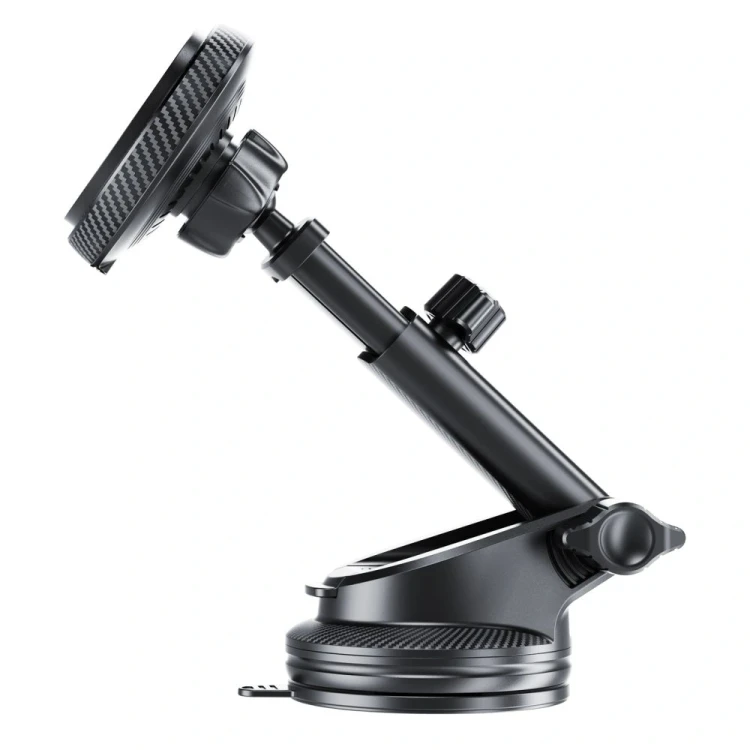Uchwyt samochodowy na kokpit / szybę / do kratki z ładowarką 15W + 2x blaszki magnetyczne Tech-Prote