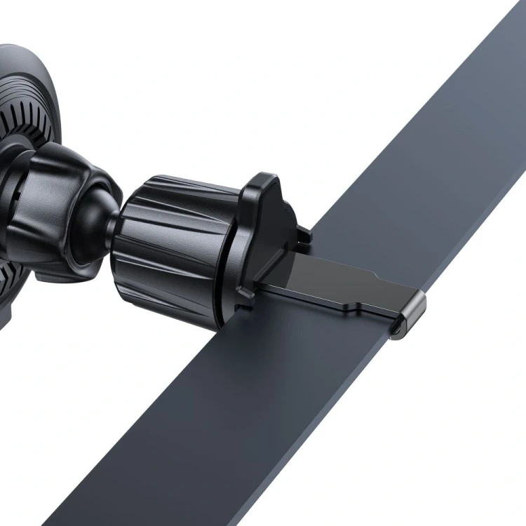 Uchwyt samochodowy na kokpit / szybę / do kratki z ładowarką 15W + 2x blaszki magnetyczne Tech-Prote