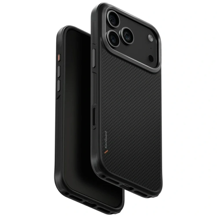 Etui UNIQ Keva do Apple iPhone 17 Pro Max MagClick Charging czarny
