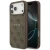 Etui Guess 4G Ring Classic Logo MagSafe do Apple iPhone 17 Pro Max brązowy