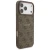 Etui Guess 4G Ring Classic Logo MagSafe do Apple iPhone 17 Pro Max brązowy