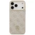 Etui Guess 4G Strass Logo & Big Strap Metal Buttons MagSafe do Apple iPhone 17 Pro Max różowy