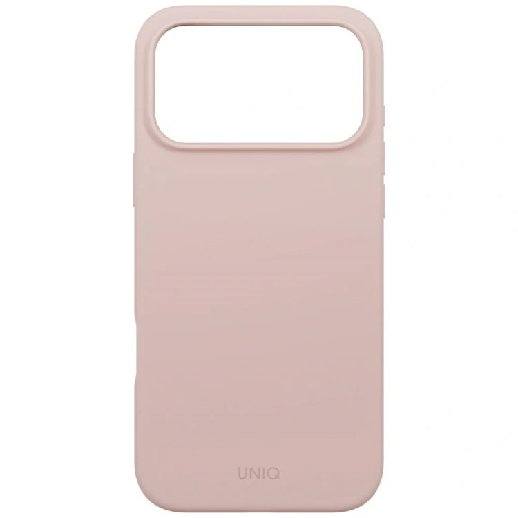 Etui UNIQ Lino do Apple iPhone 17 Pro Max Magclick Charging różowy