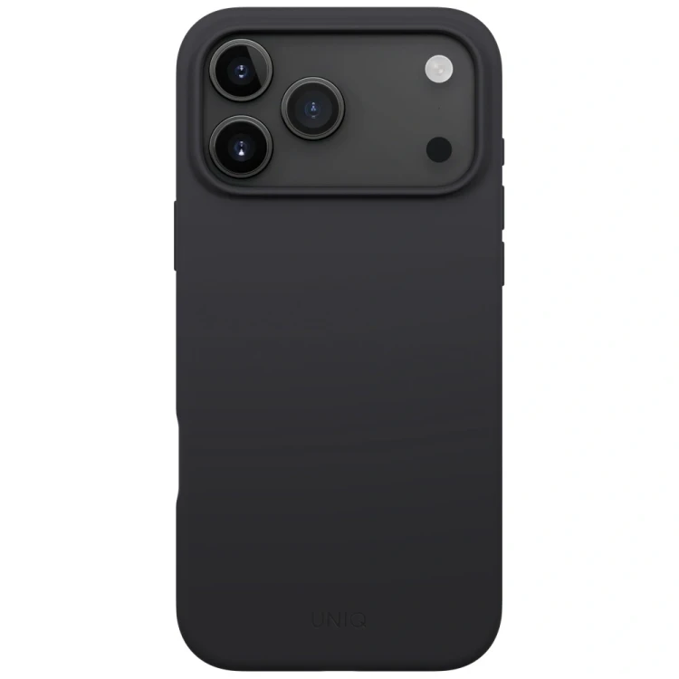 Etui UNIQ Lino do Apple iPhone 17 Pro Max Magclick Charging szary