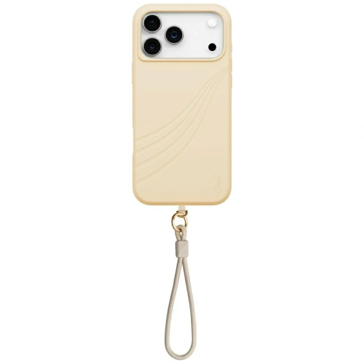 Etui UNIQ Coehl Serina do Apple iPhone 17 Pro Max Magnetic Charging beżowy