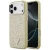 Etui Guess Glitter Triangle Logo MagSafe do Apple iPhone 17 Pro Max złoty
