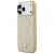 Etui Guess Glitter Triangle Logo MagSafe do Apple iPhone 17 Pro Max złoty