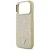 Etui Guess Glitter Triangle Logo MagSafe do Apple iPhone 17 Pro Max złoty