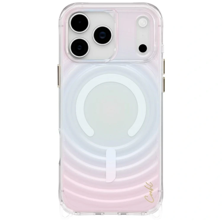 Etui UNIQ Coehl Vela do Apple iPhone 17 Pro Max Magnetic Charging opal