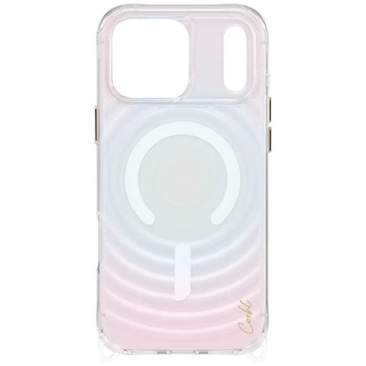 Etui UNIQ Coehl Vela do Apple iPhone 17 Pro Max Magnetic Charging opal