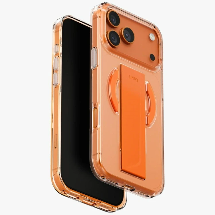 Etui UNIQ Heldro Air do Apple iPhone 17 Pro Max MagClick Charging pomarańczowy
