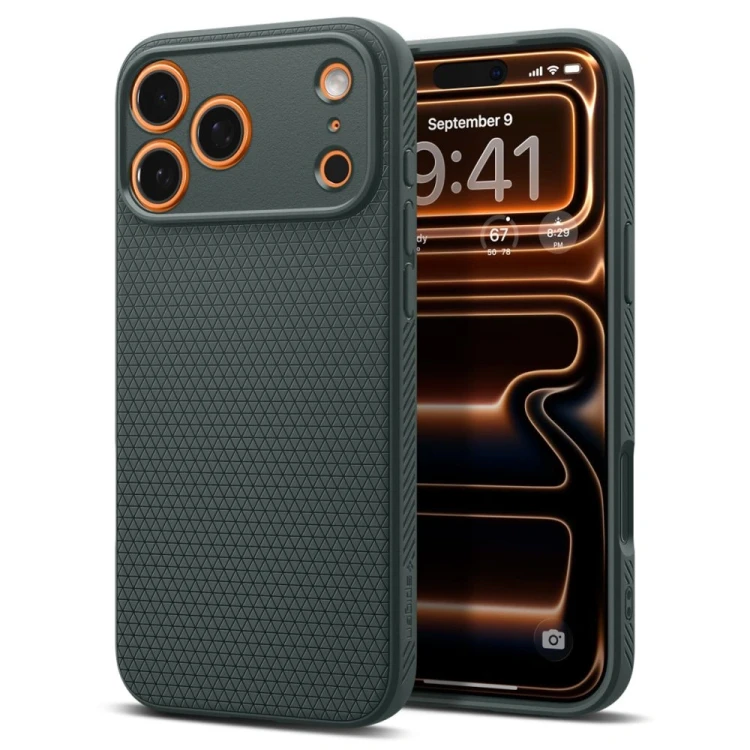 Etui Spigen Liquid Air do Apple iPhone 17 Pro Max Abyss Green