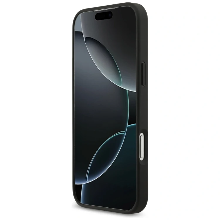 Etui Guess Grained Big 4G & Classic Logo do Apple iPhone 17 Pro Max czarny