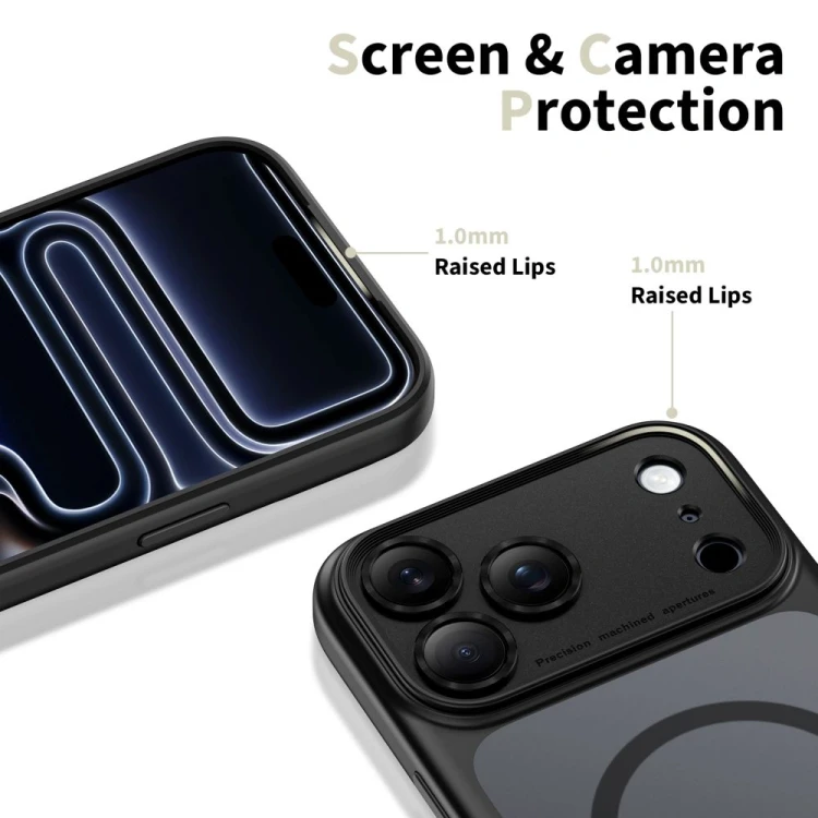 Etui Tech-Protect Magpeak MagSafe CC do Apple iPhone 17 Pro Max Matte Black