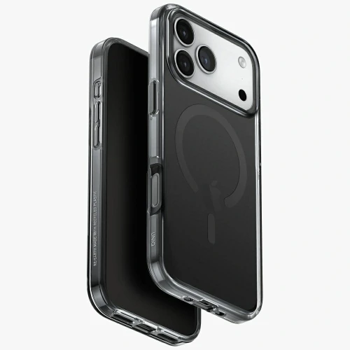 Etui UNIQ Clario do Apple iPhone 17 Pro Max Magclick Charging czarny