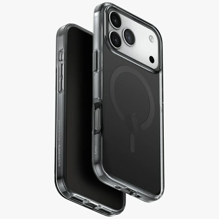 Etui UNIQ Clario do Apple iPhone 17 Pro Max Magclick Charging czarny