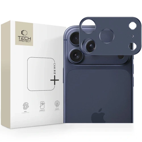 Osłona aparatu Tech-Protect Camalloy Fit+ do Apple iPhone 17 Pro Max Deep Blue