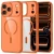 Etui Tech-Protect MagMat MagSafe do Apple iPhone 17 Pro Max Cosmic Orange/clear