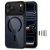 Etui Tech-Protect Magpeak MagSafe CC do Apple iPhone 17 Pro Max Black/clear
