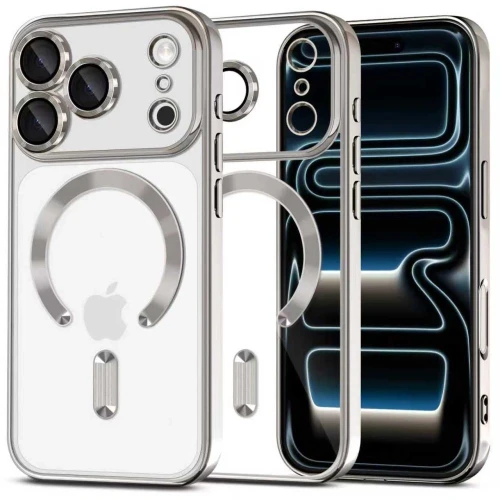 Etui Tech-Protect Flexair Magflex Magsafe iPhone 17 Pro Max Shiny Silver