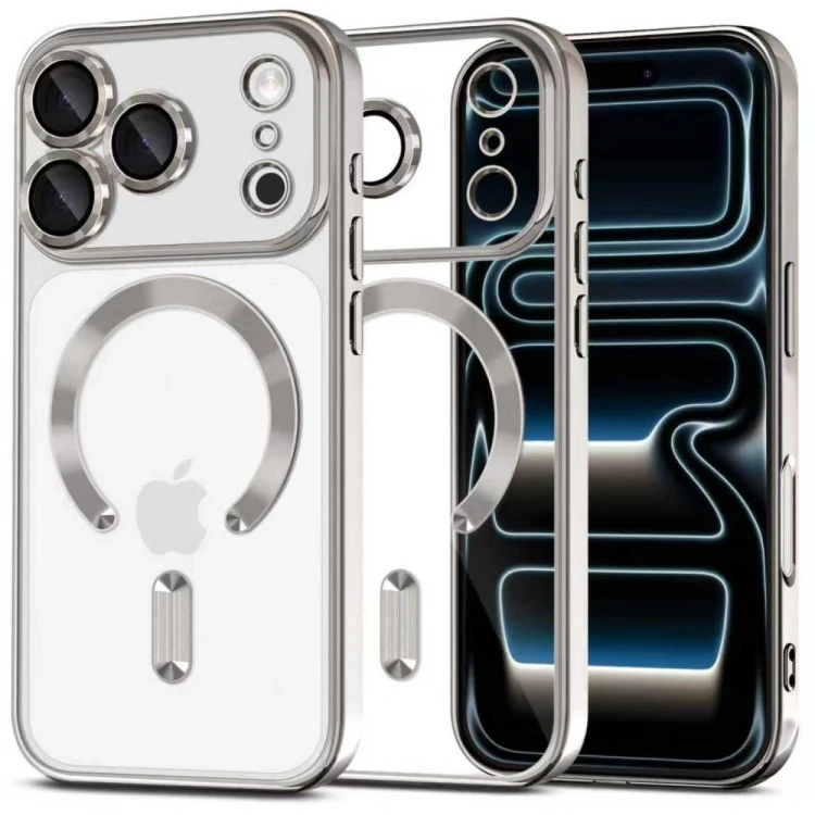 Etui Tech-Protect Flexair Magflex Magsafe iPhone 17 Pro Max Shiny Silver