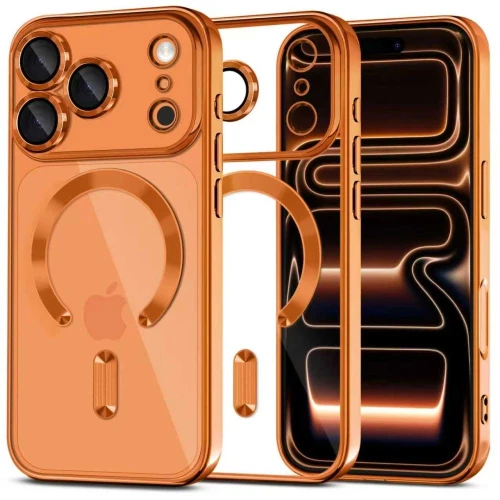 Etui Tech-Protect Flexair Magflex Magsafe iPhone 17 Pro Max Shiny Cosmic Orange