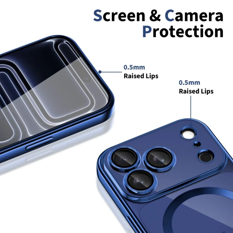 Etui Tech-Protect Flexair Magflex Magsafe iPhone 17 Pro Max Shiny Deep Blue