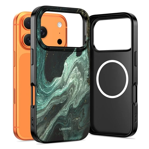 Etui Tech-Protect Lamano MagSafe do Apple iPhone 17 Pro Max Verde Aura